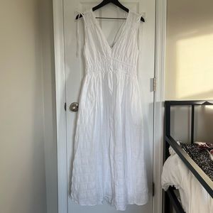 Madewell Sophia Smocked Midi Dress